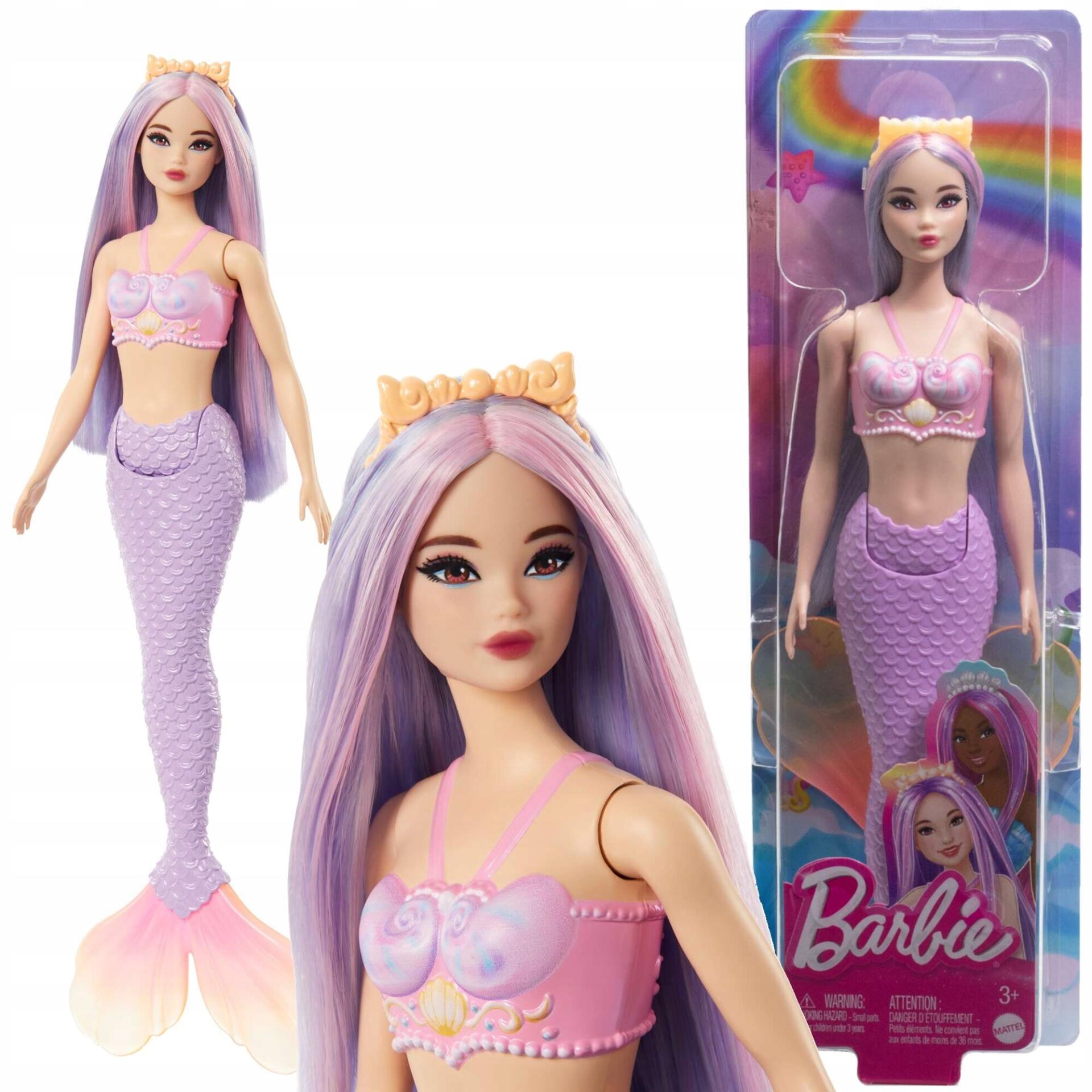 Barbie Mermaid - Purple Hair & Tail