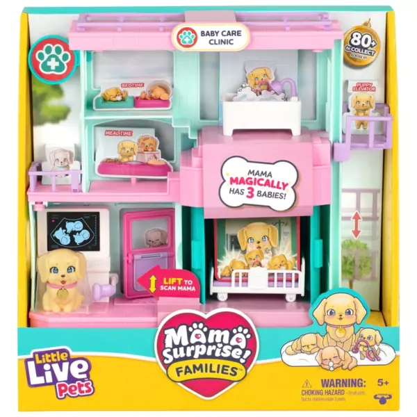 Little Live Pets Mama Surprise Families Baby Care Clinic Playset - Image 7
