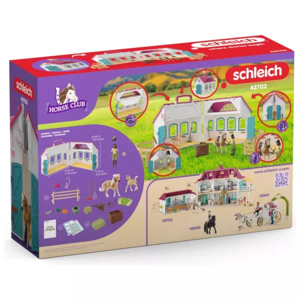 Schleich 42703 Horse Club Open Stable Little Horseshoe - Image 12