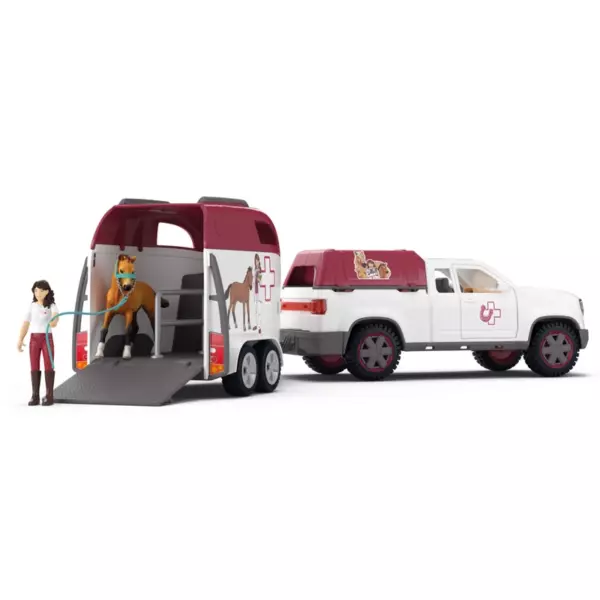 Schleich 42704 Horse Club Mobile Vet with Trailer - Image 7