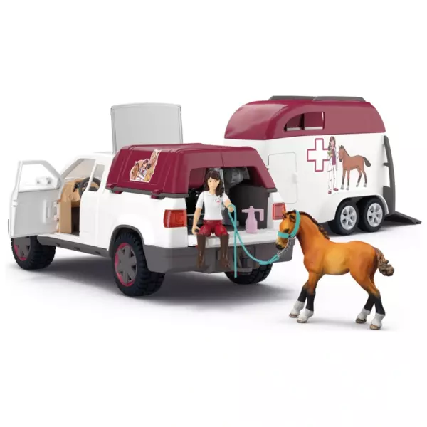 Schleich 42704 Horse Club Mobile Vet with Trailer - Image 6
