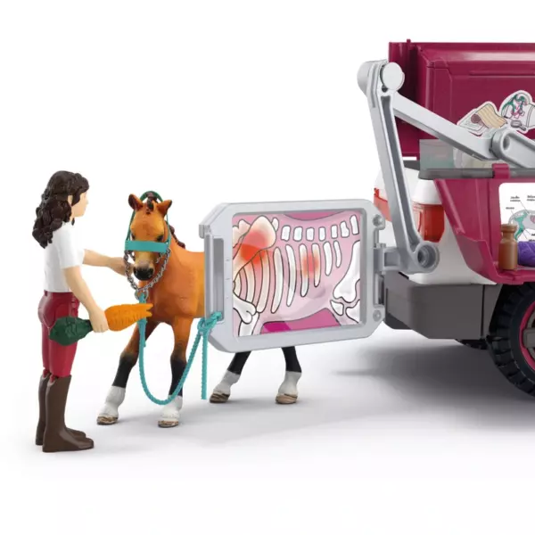 Schleich 42704 Horse Club Mobile Vet with Trailer - Image 5