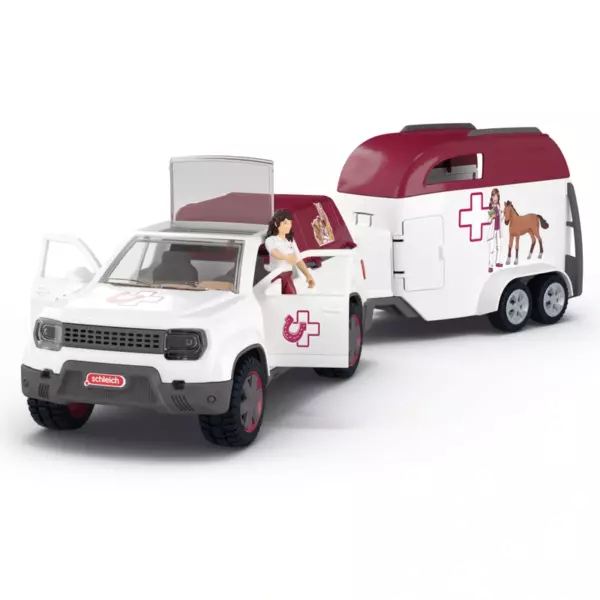 Schleich 42704 Horse Club Mobile Vet with Trailer - Image 2