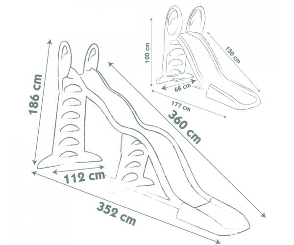 Smoby Life Toboggan Super MegaGliss Slide - Image 7