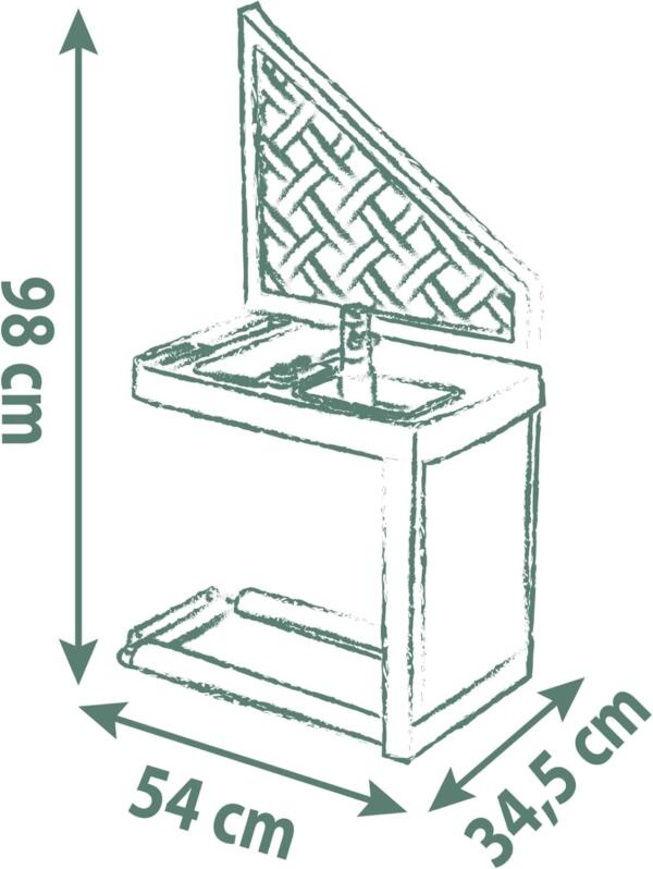 Smoby Summer Life Kitchen (Playhouse Accessory) - Image 5