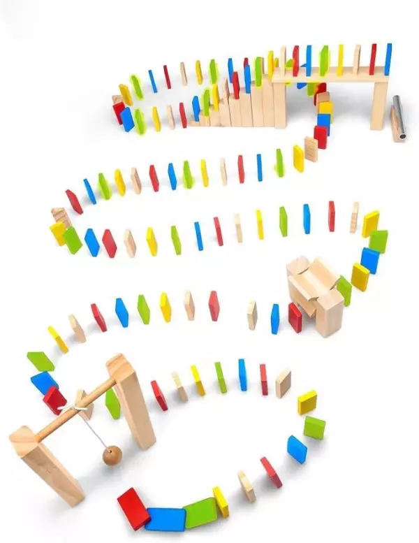 Wooden Domino Race - Image 4