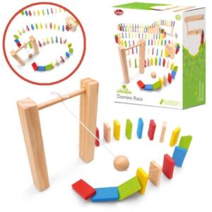 Wooden Domino Race