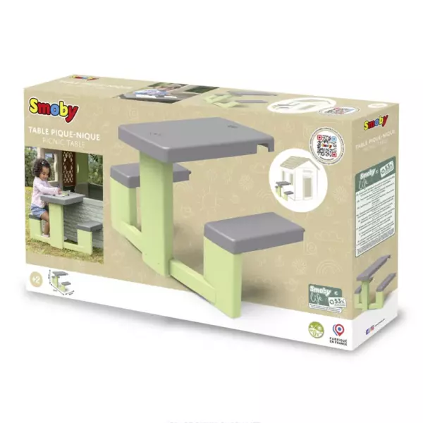 Smoby Life Picnic Table (Playhouse Accessory)