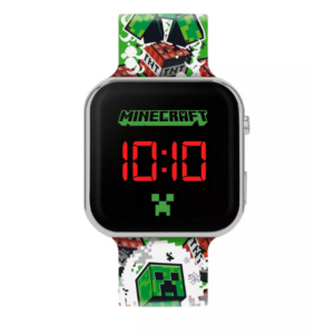 Minecraft Creeper TNT LED Silicone Strap Watch
