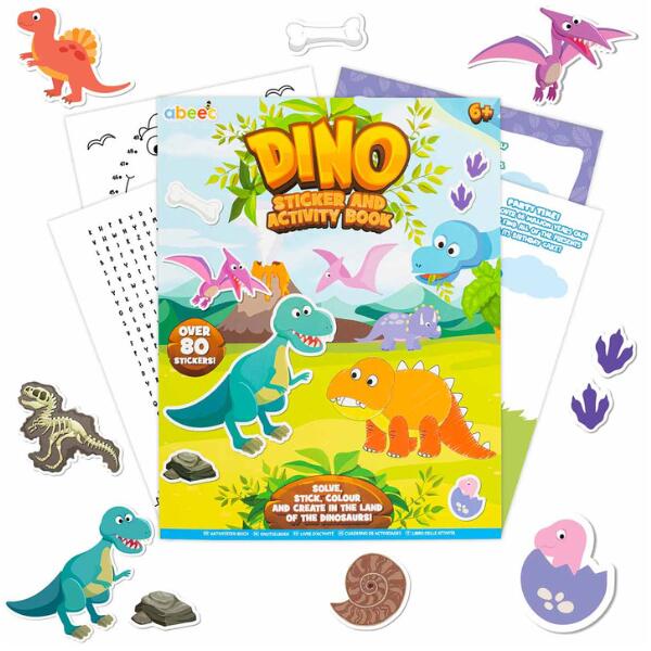 Dinosaur Activity & Sticker Book