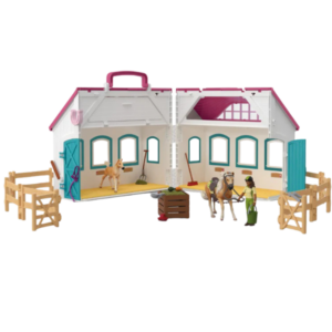 Schleich 42703 Horse Club Open Stable Little Horseshoe