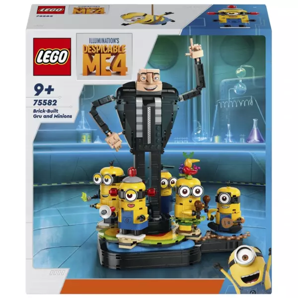 LEGO Despicable Me 4 75582 Brick-Built Gru and Minions Set