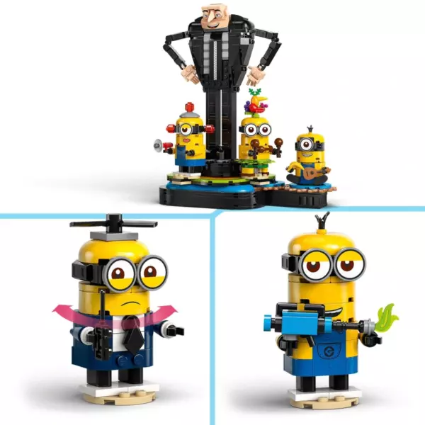 LEGO Despicable Me 4 75582 Brick-Built Gru and Minions Set - Image 4