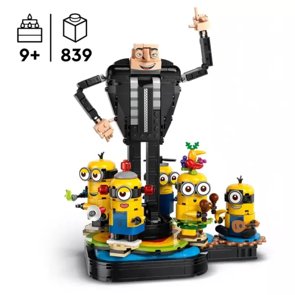LEGO Despicable Me 4 75582 Brick-Built Gru and Minions Set - Image 7
