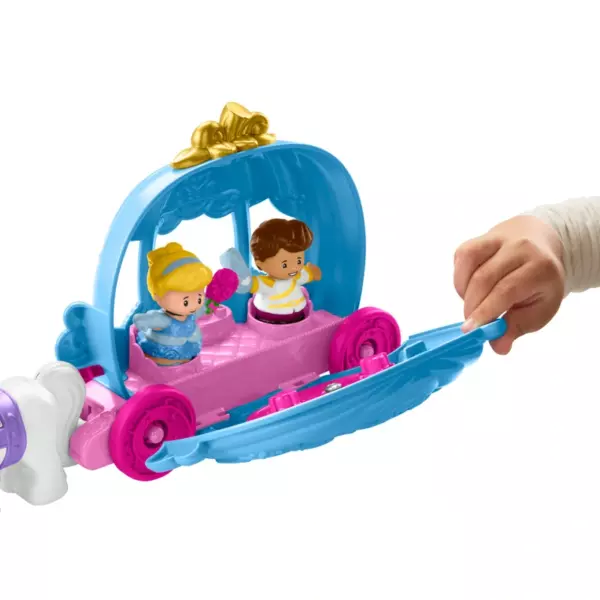 Fisher-Price Little People Disney Princess Playset Cinderella's Dancing Carriage - Image 7