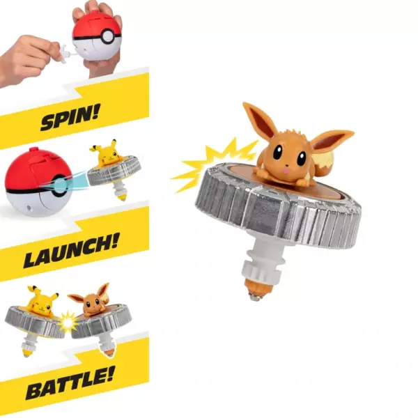 Pokémon Pokémon Battle Spinner Pack Eevee and Poke Ball - Image 3