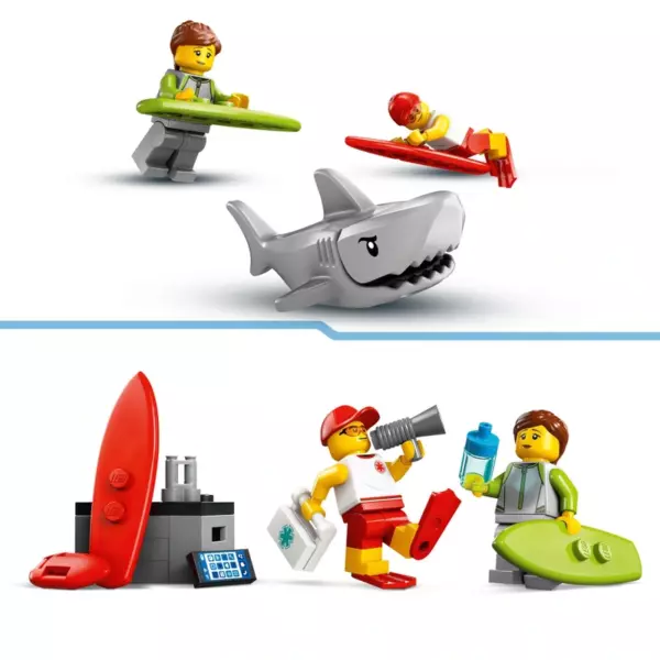 LEGO City 60453 Lifeguard Beach Rescue Truck Set - Image 5