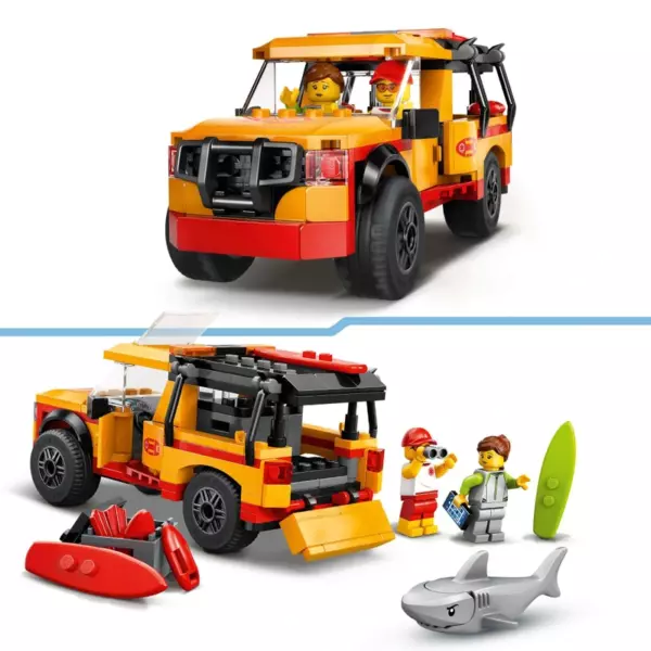 LEGO City 60453 Lifeguard Beach Rescue Truck Set - Image 6