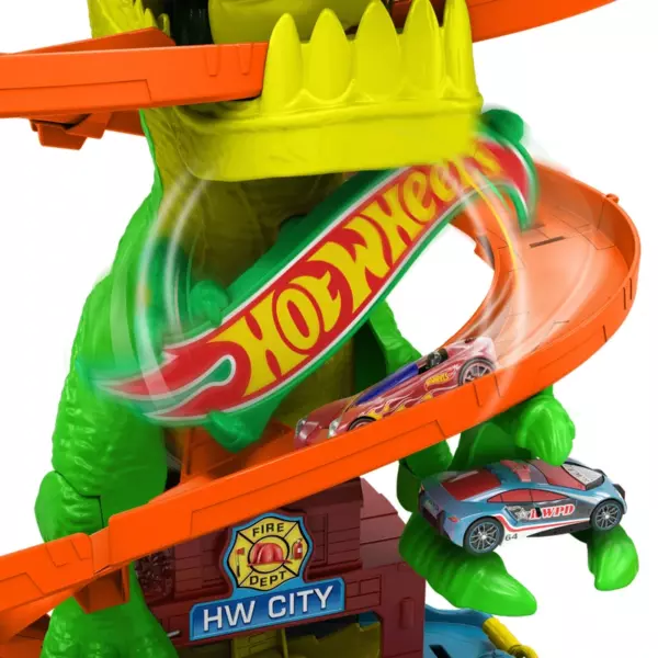 Hot Wheels City T-Rex Blaze Battle Playset - Image 5