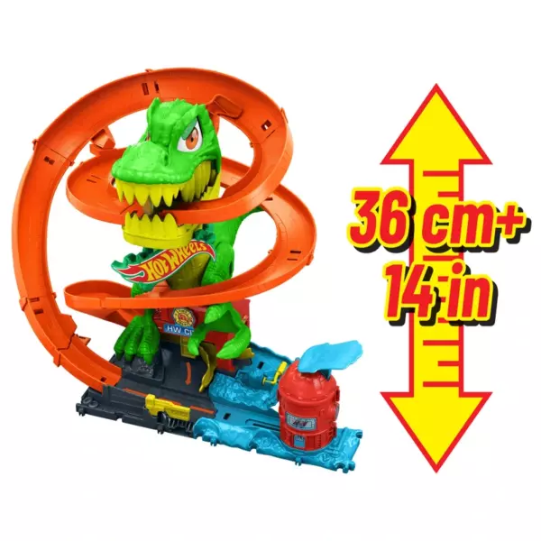Hot Wheels City T-Rex Blaze Battle Playset - Image 3