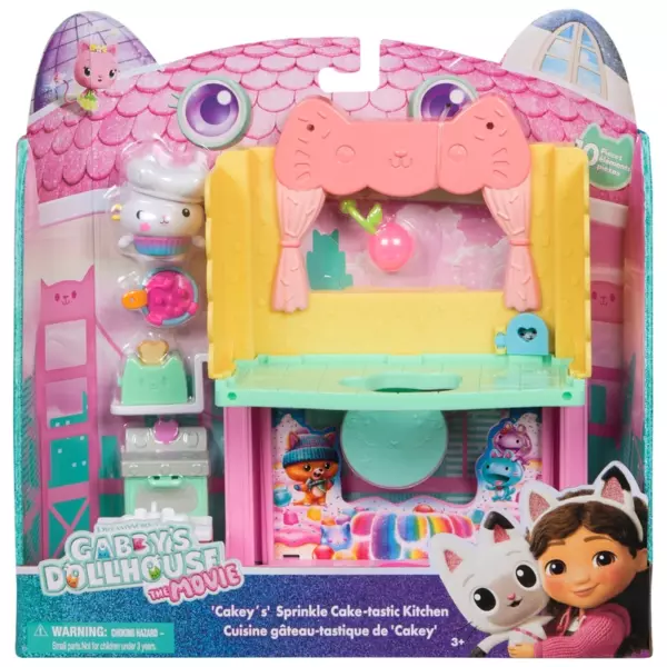 Gabby's Dollhouse The Movie Cakey's Sprinkle Cake-tastic Kitchen - Image 6