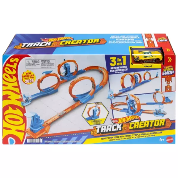 Hot Wheels Track Creator Triple Loop Speed Kit