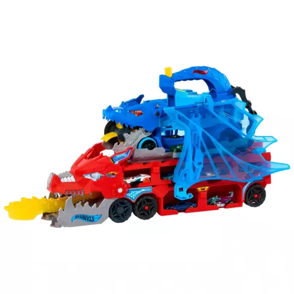 Hot Wheels City Ultimate Dual Dragon Transporter Playset - Image 8