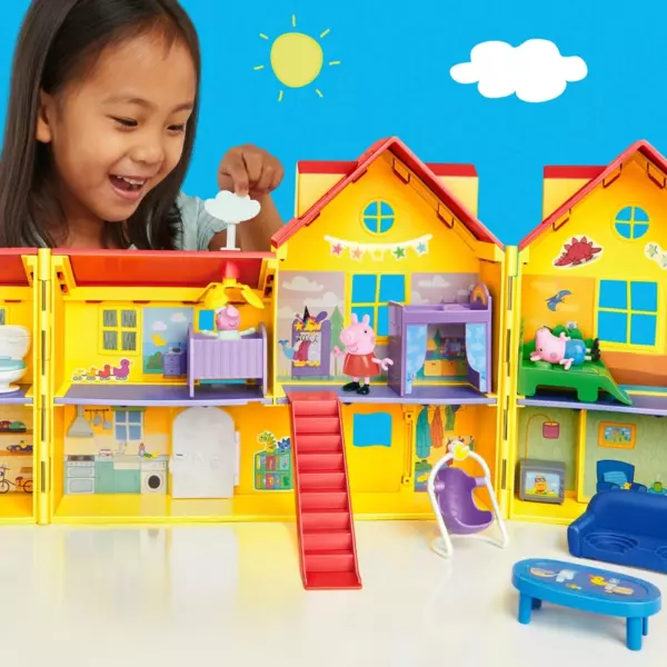 Peppa Pig Peppa's Big Fold Out House Playset