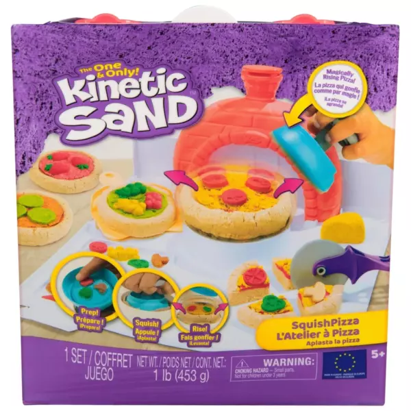 Kinetic Sand SquishPizza Rising Pizza Playset