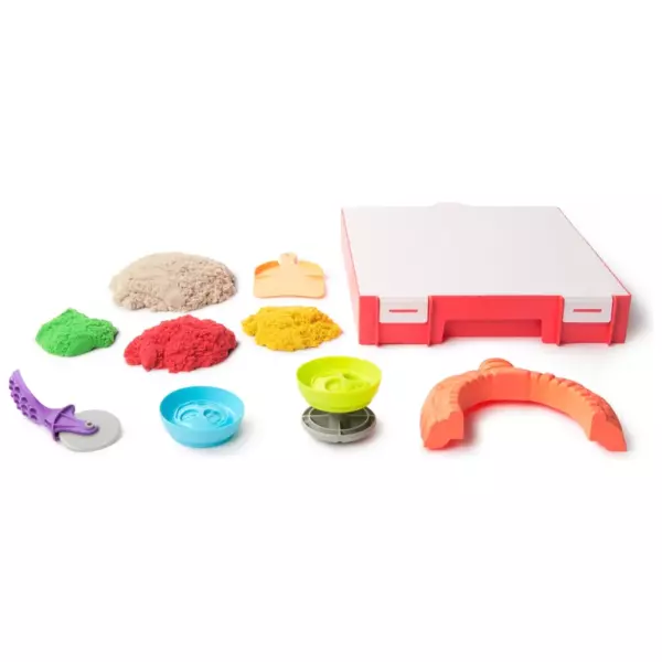 Kinetic Sand SquishPizza Rising Pizza Playset - Image 4