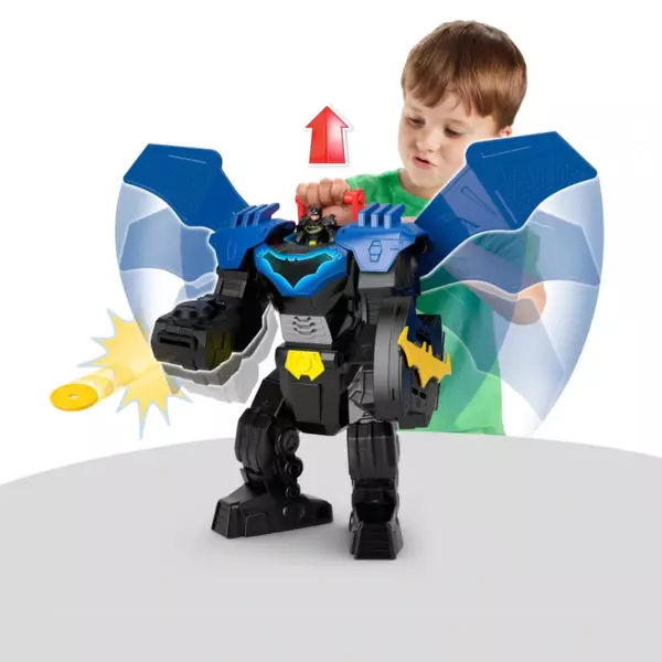 Imaginext DC Super Friends Metal Force Set Batman Flight Mech - Image 3