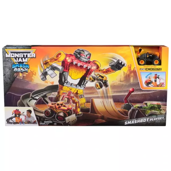 Monster Jam Smash & Bash SmashBot Playset - Image 5