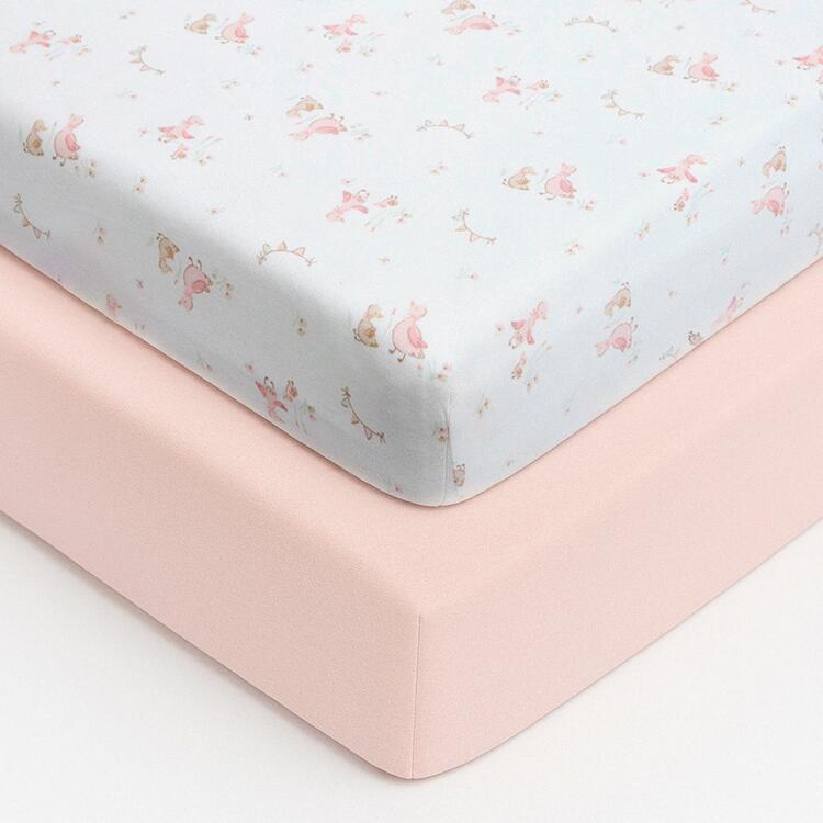 baby elegance travel cot sheets little ducks