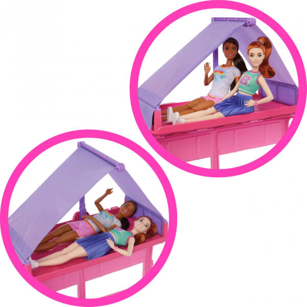 Barbie Dream Camper Playset with Roof Tent - Image 6