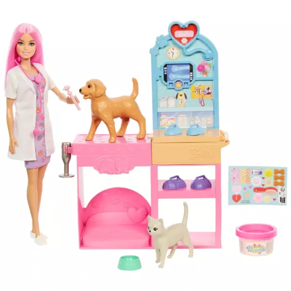 Barbie Fast Cast Vet Clinic Doll and Accessories Playset - Image 4