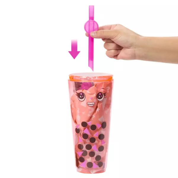 Barbie Pop Reveal Bubble Tea Mango Mochi Doll - Image 4