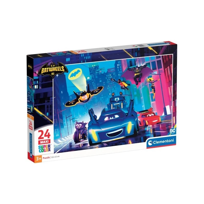 Clementoni Bathwheels DC 24 Piece Puzzle