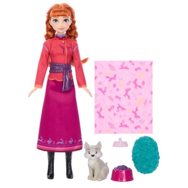 Disney Frozen Fashion Doll Anna & Wolf Cub - Image 2