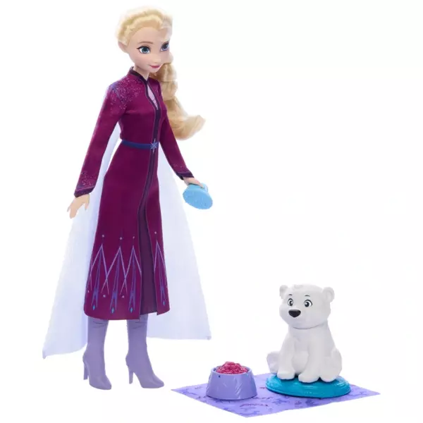 Disney Frozen Fashion Doll Elsa & Baby Bear Set