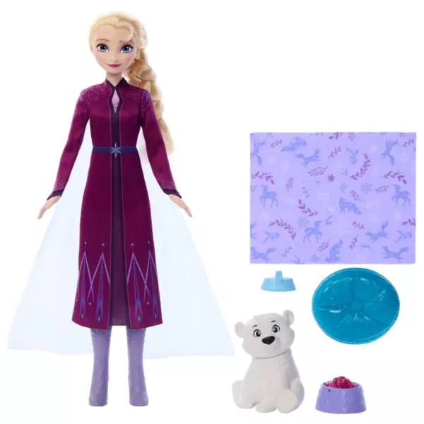 Disney Frozen Fashion Doll Elsa & Baby Bear Set - Image 5