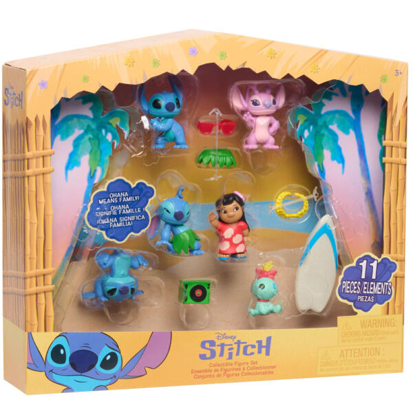 Disney Stitch 6 Pack of Collectibles Figures - Image 7