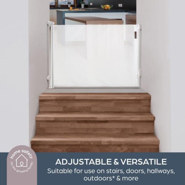 Dreambaby Hide N Glide Retractable Gate - White - Image 4