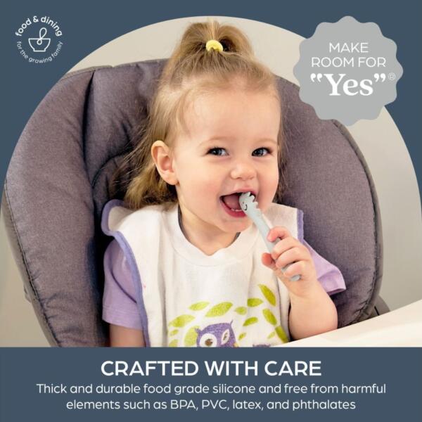 Dreambaby Scoop, Mash and Twist Silicone Utensil Set - Image 8