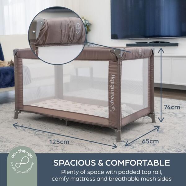 Dreambaby Travel Cot 120x 60cm - Image 4