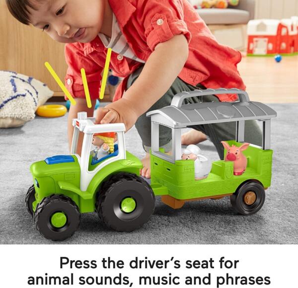 Fisher-Price Little People Push & Play Tractor - Image 4