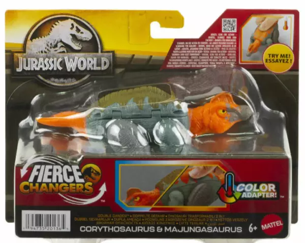 Jurassic World 2-in-1 Corythosaurus & Majungasaurus Fierce Changers - Image 3