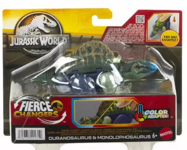 Jurassic World 2-in-1 Ouranosaurus & Monolophosaurus Fierce Changers - Image 2