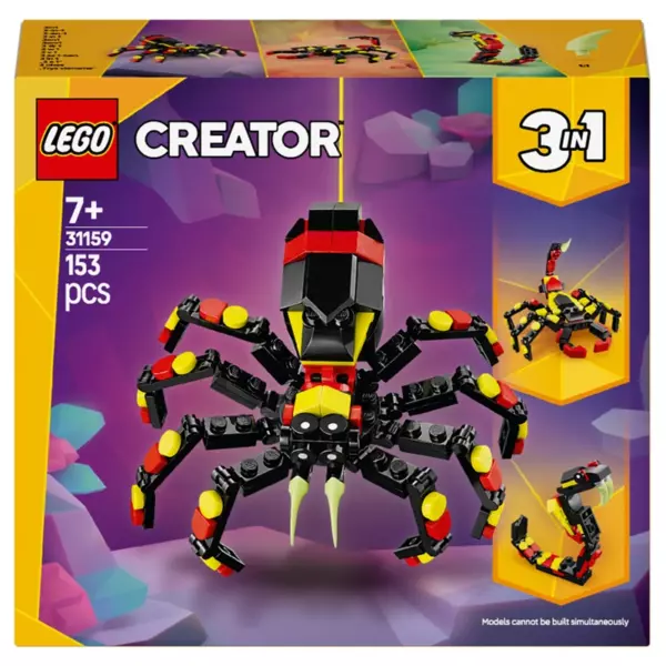 LEGO Creator 31159 3-in-1 Wild Animals Surprising Spider Set - Image 9