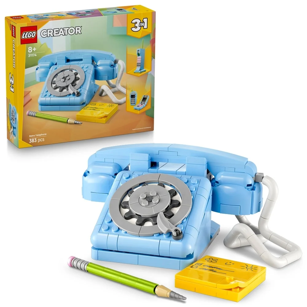 LEGO Creator 31174 3-in-1 Retro Telephone Set