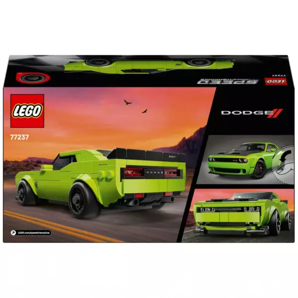LEGO Speed Champions 77237 Dodge Challenger SRT Hellcat Sports Car Set - Image 2